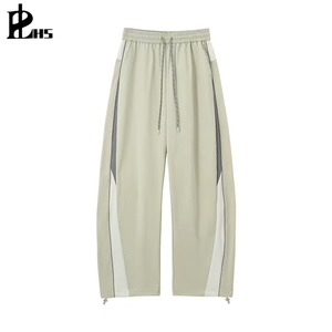 Ropa para Hombre |   Traje Deportivo Retro Funcional -25, Nueva Colección de Otoño, Chaqueta de Carreras Estilo Americano, Pantalones Casuales de Pierna Ancha con Estampado de Leopardo - Product Image 1