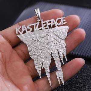 Colgante de joyería de Hip Hop de plata 925, accesorio de encanto fino de piedra de moissanita de lujo a medida, regalo de calidad Premium para amantes de la moda - Product Image 5