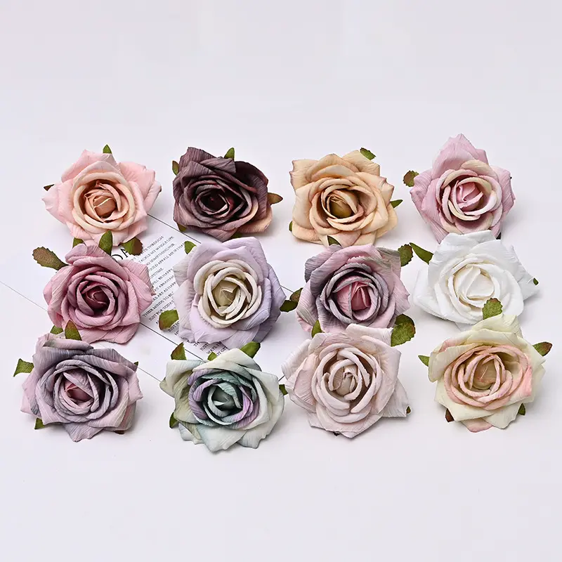 Diadema de rosas artificiales de seda para boda, accesorios para el pelo, pinzas para el pelo, diademas para vestido