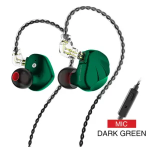 AK TRN VX 6BA+1DD Hybrid Metal In Ear Monitor Earphone HIFI Sport Earphone Earplug Headset Headplug v90/v80/BT20S with QDC 3.5mm