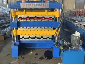 เครื่องขึ้นรูปม้วน<span class=keywords><strong>กระเบื้อง</strong></span>หลังคาง่ายต่อการติดตั้งและใช้งานเครื่องจักรเหล็ก<span class=keywords><strong>มือ</strong></span><span class=keywords><strong>สอง</strong></span> - Product Image 4