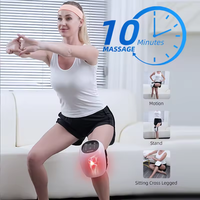 LED-Touch-Kniemassagegerät mit Wärme und Vibration, Wiederaufladbar, für Muskelverletzungen, Schwellungen und starrer Gelenkbehandlung