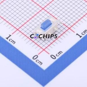 TSB003A3518A03 Tactile Switch SMD Switch Single Pole Single Throw Rectangle Button 1.8N Horizontal Mount - Product Image 1