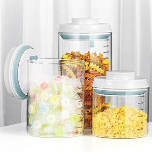 Certification Kitchen Food Grade Storage Box Pantry Organization Plastic Material Eco-friendly Container Cereal Storage