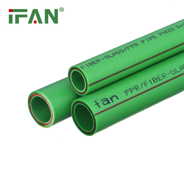 IFAN Plumbing Material PN 20 PPR Composite Pipe Green Color Plastic Ppr Tube