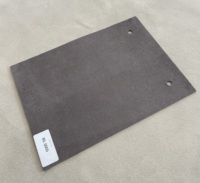 Tissu en suède floqué en fibres de vache de 1,1 mm, double face, écologique, résistant à l'abrasion, pour la doublure de sièges de voiture (vente en gros)