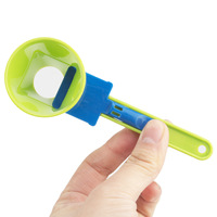 Entonnoir de cuillère à mesurer créatif en ABS sans déversement pour la préparation de poudre de protéine entraînement boissons sportives recharges de formule pour bébé sans gâchis