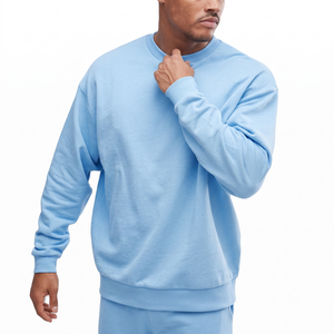 Sweat-shirt à col rond oversize pour homme OEM, coton lourd de haute qualité, impression de logo personnalisée TKAN7766 - Product Image 1