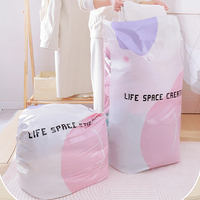 Nouveau sac de voyage sous vide, sacs de compression sous vide rectangulaires épaissis, type à pression 3D pour le rangement des vêtements dans la chambre