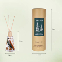 Diffuseur de parfum d'ambiance en verre élégant et personnalisé, à bâtonnets, aux huiles essentielles longue durée, écologique, sans alcool, liquide
