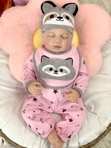 Muñecos Reborn Menina Platino Niño Afroamericano de 16 Pulgadas Sólido Encantador - Product Image 2