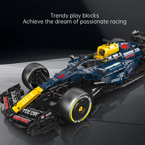 Mould King 13207 RB20 Model Mobil Sport Blok Bangunan Balap MOC Kit Bata Perakitan Puzzle Mainan Hadiah Natal - Product Image 4