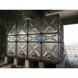 Réservoir de stock galvanisé à chaud Réservoir d'eau de <span class=keywords><strong>100</strong></span> gallons Tanque de Agua 20000 Litros Réservoirs de poissons isolés - Product Image 4