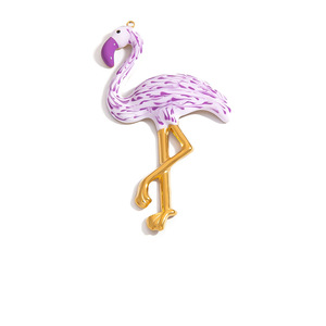 Fornituras de joyería de acero inoxidable, formas mixtas, colgante DIY para hacer collares, chapado en oro de 18K, sol, flamenco, corazón, margarita - Product Image 5