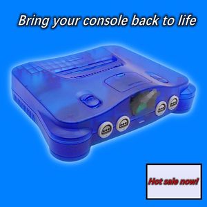 Coque de remplacement de haute qualité pour console Nintendo64, modèle transparent couleur XLL-N64-Shell, fabriquée en Chine continentale, moule privé - Product Image 2