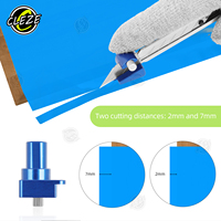 Guía de Corte de Precisión CLEZE para Vinilo y Aluminio con Protector de Corte Seguro para Envoltura de Coches y Corte de Película PPF, Herramienta de Seguridad