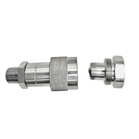 Vanne à clapet à vis de 3/8 \ "interchangeable avec raccord rapide haute pression série 3000 10000 Psi pour raccords de tuyauterie