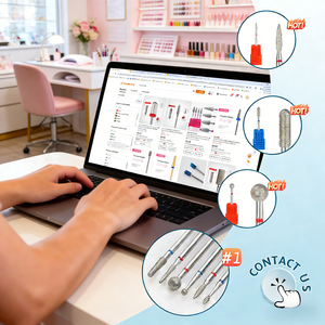 Đầu mài móng mài mịn mạ điện bán buôn số lượng lớn - Đầu mài kim cương chuyên dụng cho việc nối dài, chăm sóc và tạo hình móng chuyên nghiệp - Product Image 3