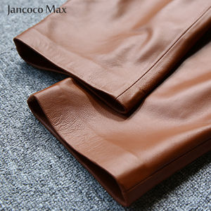 <span class=keywords><strong>Pantaloni</strong></span> in <span class=keywords><strong>vera</strong></span> <span class=keywords><strong>pelle</strong></span> di montone fatti a mano in <span class=keywords><strong>vera</strong></span> <span class=keywords><strong>pelle</strong></span> di montone fatti a mano elastici opachi personalizzati all'ingrosso 2022 nuove donne - Product Image 4