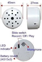 Buzzer électronique personnalisé pcb, membrane activée par le mouvement, module sonore, buzzer pour parler tom toy