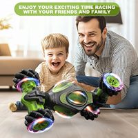 HOSHI 1611 MAX 1/10 Auto de Acrobacias RC 4WD con Giro de 360°, Control por Gestos, 2.4G RTR, Autos a Control Remoto para Regalo de Navidad