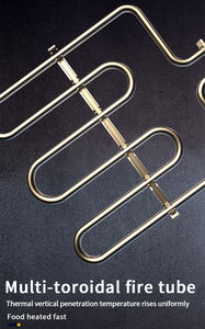 เตาอบหมุนเวียนอากาศ4ชั้นสำหรับอุตสาหกรรมเตาอบร้อนและอบแห้งแบบสม่ำเสมอ4ชั้น - Product Image 5