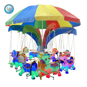 Columpio de Juegos para Niños con Diseño de Peces, Atracción de Parque de Diversiones, Carrusel, Precio de Fábrica - Product Image 5