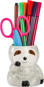 Maceta de cerámica con diseño de <span class=keywords><strong>Koala</strong></span> para decoración del hogar, maceta suculenta con ranuras para flores, adornos de escritorio, bonsái, maceta para decoración de jardín - Product Image 2