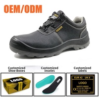 Zapatos de Seguridad Industriales de Cuero para Hombre Tiger Master, de Caña Baja, con Puntera de Acero CE, Resistentes a Pinchazos, Antiestáticos, Resistentes al Aceite y Antideslizantes