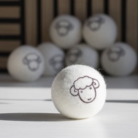Boules de séchage en feutre 100 % pure laine de 40 grammes, écologiques et réutilisables, pour sèche-linge, pièces d'équipement de nettoyage à sec, fabriquées en Chine