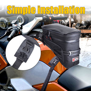 Sac de réservoir de <span class=keywords><strong>moto</strong></span> universel personnalisé selle de réservoir de gazole sac de réservoir de fixation rapide avec <span class=keywords><strong>sangle</strong></span> réfléchissante solide - Product Image 5