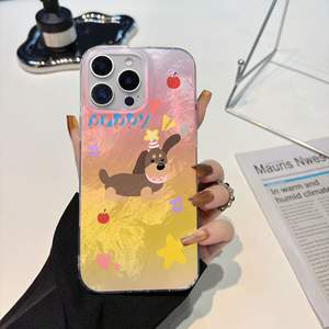 Kalay folyo desen Imd Iphone16 için uygun cep telefonu kılıfı Apple 15Promax 13 14 patlama koruyucu kol Imd - Product Image 2