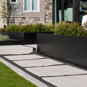 Jardinière rectangulaire en métal galvanisé de 1000 mm de long pour légumes, herbes, fleurs et succulentes - Product Image 4
