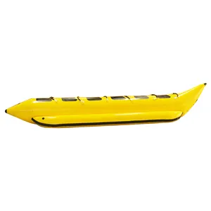 Tubo de agua inflable para 6 personas, para diversión, deporte acuático, tubo hinchable, 2/3/4/5/6 personas, barco de plátano con zonas de pie