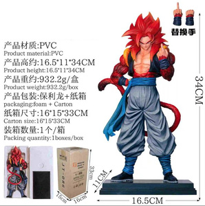 <span class=keywords><strong>Figurine</strong></span> de collection Dragon <span class=keywords><strong>Super</strong></span> <span class=keywords><strong>Saiyan</strong></span> <span class=keywords><strong>4</strong></span> <span class=keywords><strong>Gogeta</strong></span> de la série JT de 34 cm, modèle de manga, statue en PVC, <span class=keywords><strong>figurine</strong></span> d'anime, jouet, cadeau - Product Image 2