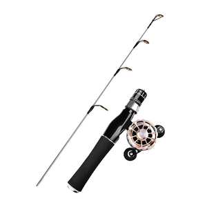 Canne à pêche spinning à prix d'usine, 50 cm, <span class=keywords><strong>avec</strong></span> poignée en EVA, pointe souple ou rigide, pointe en titane, pour la pêche sur glace, pour achigan et brochet - Product Image 3