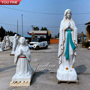 Escultura Religiosa de Decoración para Exteriores, Escultura de la Virgen de Fátima en Tamaño Real, Decoración para Jardín e Iglesia - Product Image 4