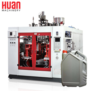 Machine de fabrication entièrement automatique de bouteilles PE-HD Pichet en PE pour produits chimiques cosmétiques Tambour de bouteilles d'extrusion de canette de 5 <span class=keywords><strong>litres</strong></span> - Product Image 1