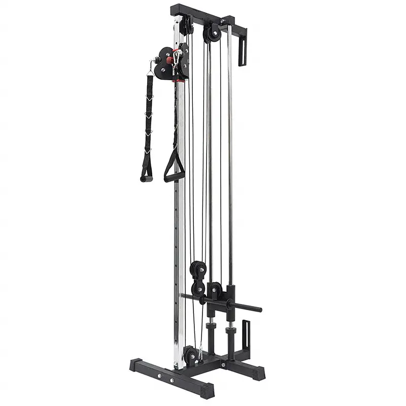 ZY Fitness – Station de câble murale réglable, Machine de traction Fitness Lat, système à double poulie