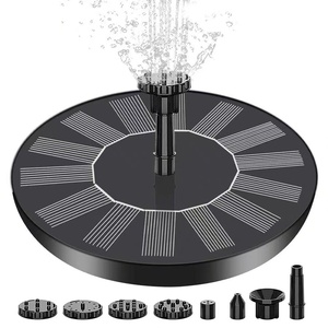 Fontaine de jardin flottante <span class=keywords><strong>solaire</strong></span> murale éclairée OEM 3W <span class=keywords><strong>avec</strong></span> <span class=keywords><strong>pompe</strong></span> 3.5W et <span class=keywords><strong>batterie</strong></span> de secours LED <span class=keywords><strong>pour</strong></span> <span class=keywords><strong>bassin</strong></span> d'<span class=keywords><strong>eau</strong></span> extérieur - Product Image 2