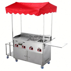 Popular Use Breakfast Car Hamburger Carts Hot Dog Food Cart - Product Image 3
