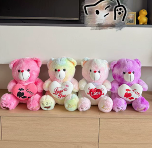 Orsacchiotto di Peluche a Forma di Cuore LOVE per Fidanzata Bambini Regalo Giocattolo di Peluche - Product Image 6