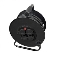 Enrouleur de câble d'extension extérieur 4 voies avec prise droite 3 broches IP44 JL-3F