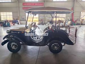 Carro de Golf Eléctrico Clásico Vintage de 6 Plazas, 72V, con Batería de Plomo-Ácido, Velocidad Máxima de 60 km/h, para Bodas y Turismo - Product Image 4