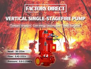 משאבת אנכי xbd מים חמים משאבת אנכי עבור מערכת הידרו כונן חשמלי חזק המתנה סט 2.25mpa לחץ 333l/s זרימת - Product Image 2