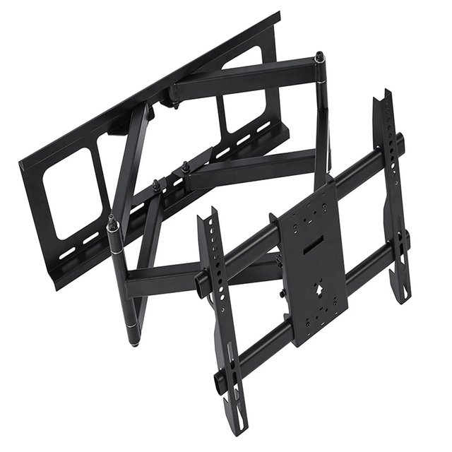 Swivel and Tilt TV Stand with Full Motion Mount Double Articulating Arms TV Mount Extender Fit for 32 to 85 Inch LED LCD Screen