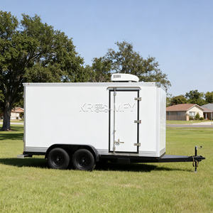 Dessert <b>Ice</b> Cream Street Car Coffee Truck Vending Trucks Cold Room Outdoor <b>Freezer</b> Mobile Food Cart Trailer - Product Image 4