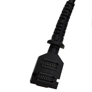 适用于Verifone Vx805 Vx820的USB电缆双14针间距1.27 IDC至USB 2.0 AM电缆