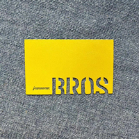 Patch en cuir personnalisé pour bonnet, logo de marque, patchs en cuir pour jeans, à coudre pour vêtements