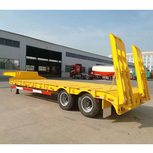 Semi con Lowboy Semi Remolques Remolque De Cama Baja 100 Toneladas - Product Image 4